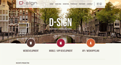 Desktop Screenshot of d-sign.nl